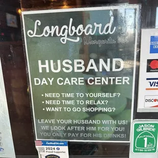 #1 Husband Day Care