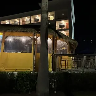 Outside seating as well