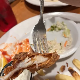 Bad quality fish and chips