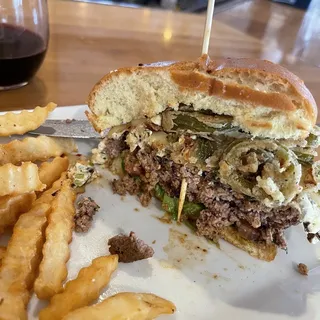 Jalapeno Popper Burger