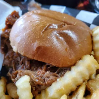 Slow Roasted Pork BBQ Sandwich