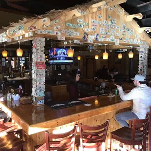 people sitting at the bar