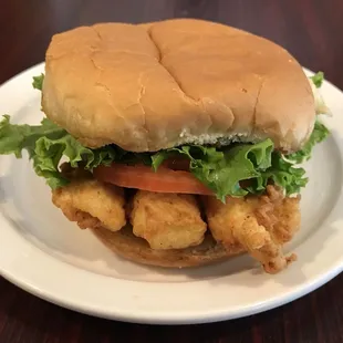 a sandwich on a plate