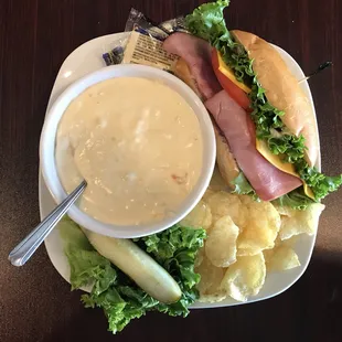 food, chowder, soups and chowder, soup