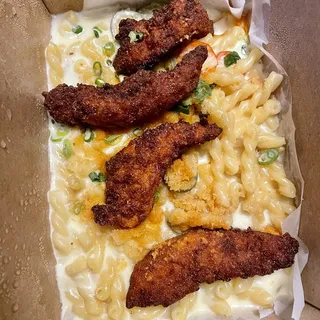 Nashville Hot Chicken Cast Iron Mac & Cheez