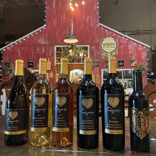 Tasting flight of 6 wines for $20