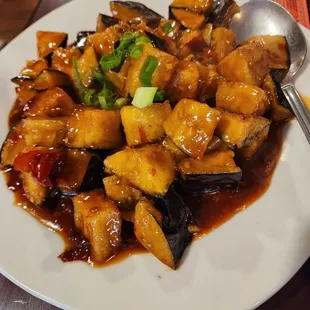 B52. Eggplant with Garlic Sauce
