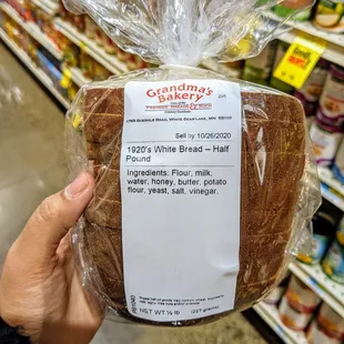 Half loaf of bread!