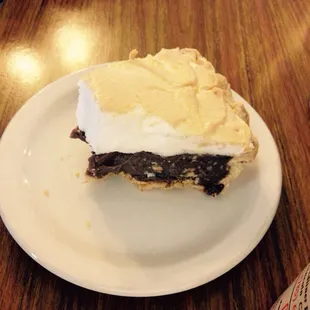Chocolate Meringue pie.