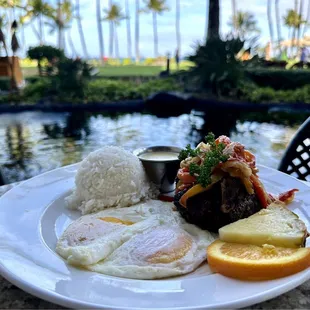 Filet and Eggs - Tasty breakfast