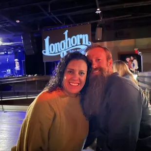 Premium seats -- bar stools against the railing around the main floor-- always a great view!