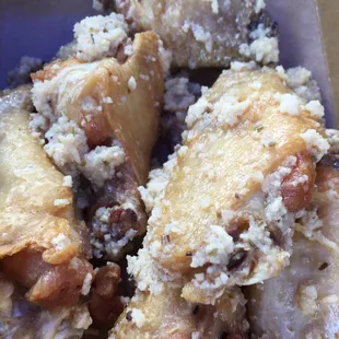 Parmesan garlic wings