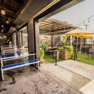 Covered outdoor patio