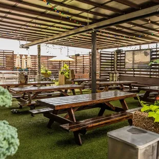 Covered outdoor patio