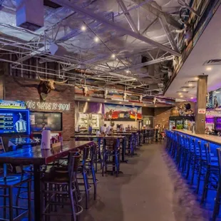 Main bar dining area and Golden Tee