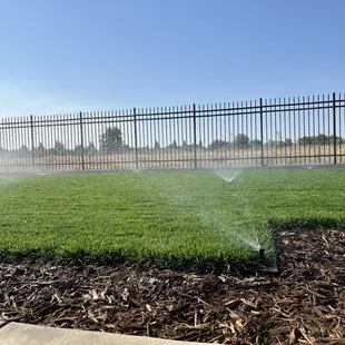 Sod, irrigation