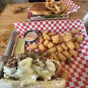 The southwest cheesesteak with Tri tip