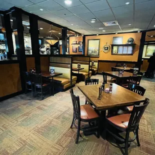 the dining area