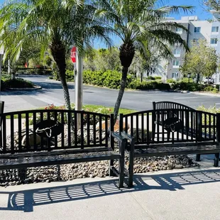Outside waiting area