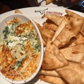 Parmesan Crusted Spinach Dip