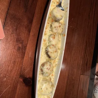 White Cheddar Stuffed Mushrooms