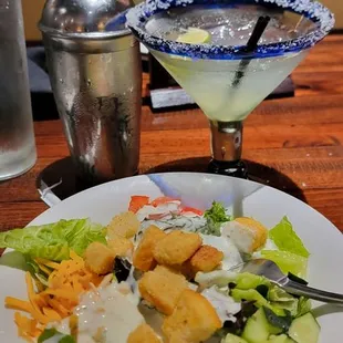 The Don and chopped salad