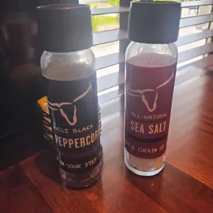 Peppercorn and Sea Salt Grinders