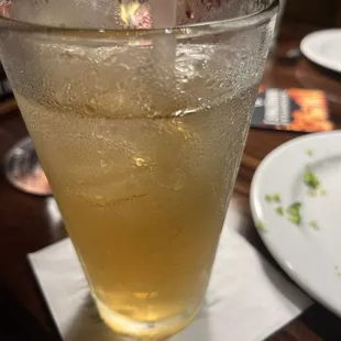 Texas Tea is weak. New bartender in training.