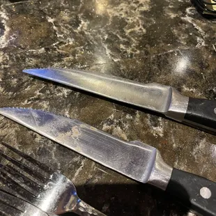 Dirty silverware