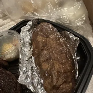 Idaho Baked Potato to go...not even cut open