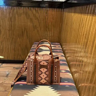 Cute decor, matches my new Wrangler bag.