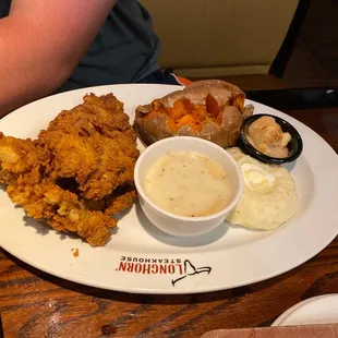 Nolan Ryan Beef Chicken Fried Steak* Huge!