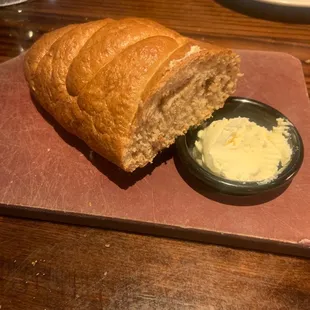 Fresh bread to start the meal out