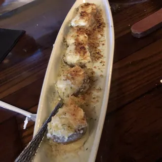 White Cheddar Stuffed Mushrooms