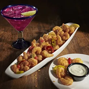 Our Patrón Dragon Fruit Margarita. Patrón Reposado Tequila, dragon fruit, pineapple, and all-natural sweet &amp; sour.