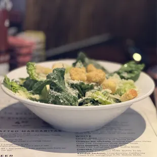 a salad in a bowl