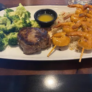 Steak and shrimp