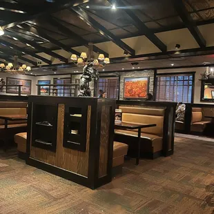 the interior of the restaurant