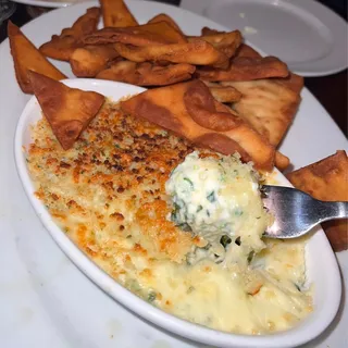 Parmesan Crusted Spinach Dip