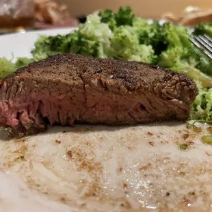 Sirloin medium. Perfect!