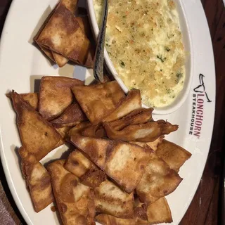 Parmesan Crusted Spinach Dip
