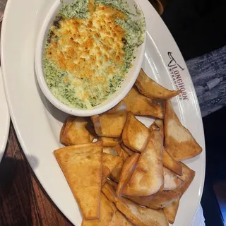 Parmesan Crusted Spinach Dip
