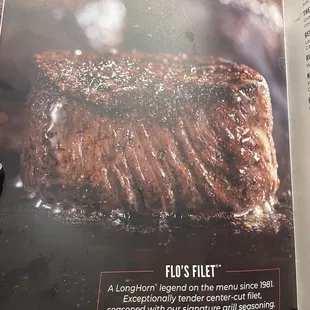 Their signature Flo's Flo's Filet