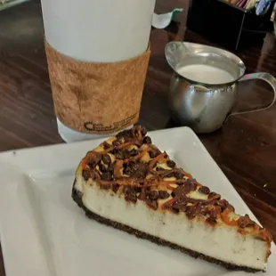 Coffee &amp; cheesecake - delicious !