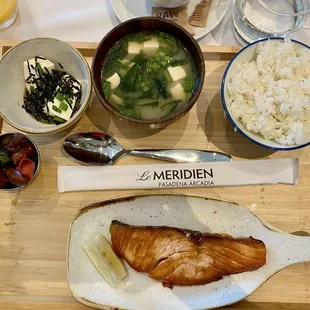 Japanese bento breakfast