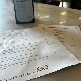 Menus