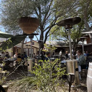 Outside dining area