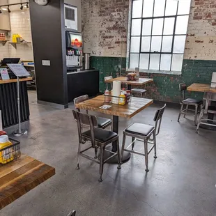 the interior of a restaurant