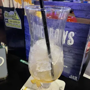 Started with a B lol I don't remember, but she loved it. Said it remind her of the "Fun Cruise" drink.