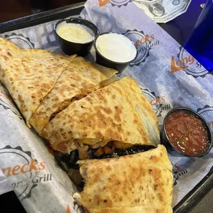 Chicken quesadillas